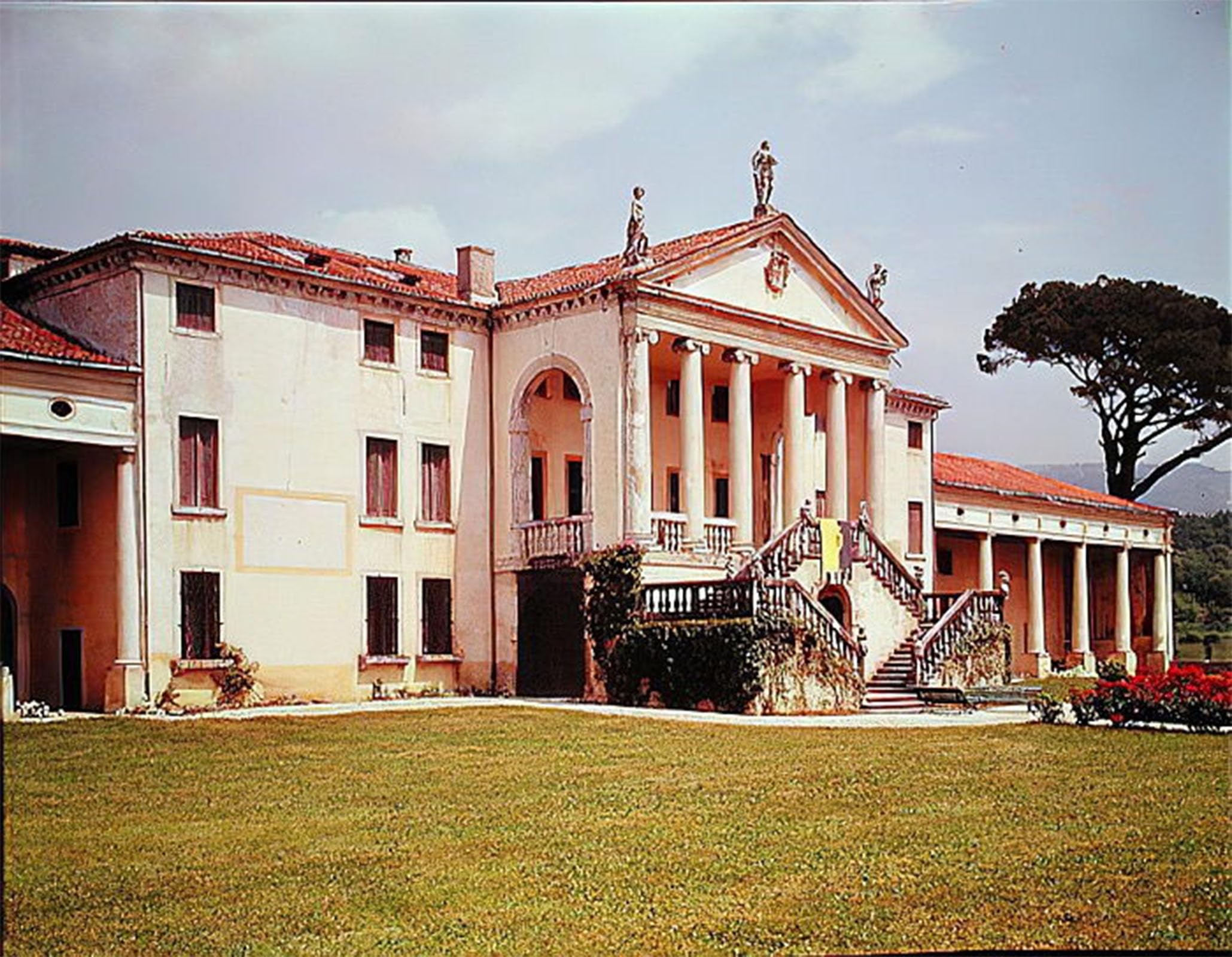 POSTERIIk Famous Modern Artwork Art Mural Villa Piovene by Andrea Palladio Oil Paintings Pictures for Home Decor 60x90cm