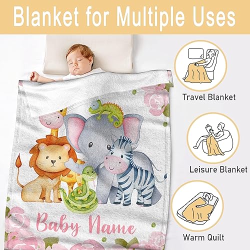 Vista 42 de Regalo personalizado para niños/niños, mantas de zorro personalizadas para sofá, cama, dormitorio, sala de estar, manta ligera