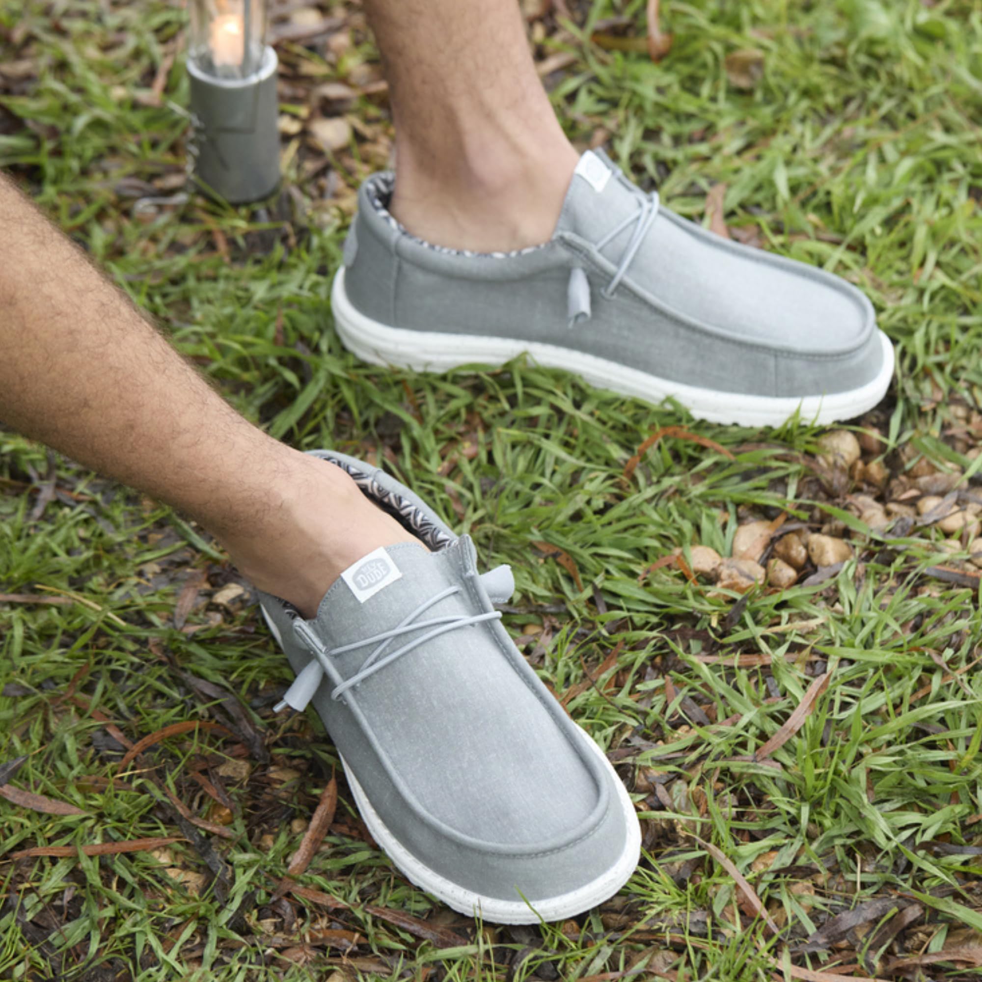 Hey Dude WALLY STRETCH CANVAS BASKETS BASSES Homme