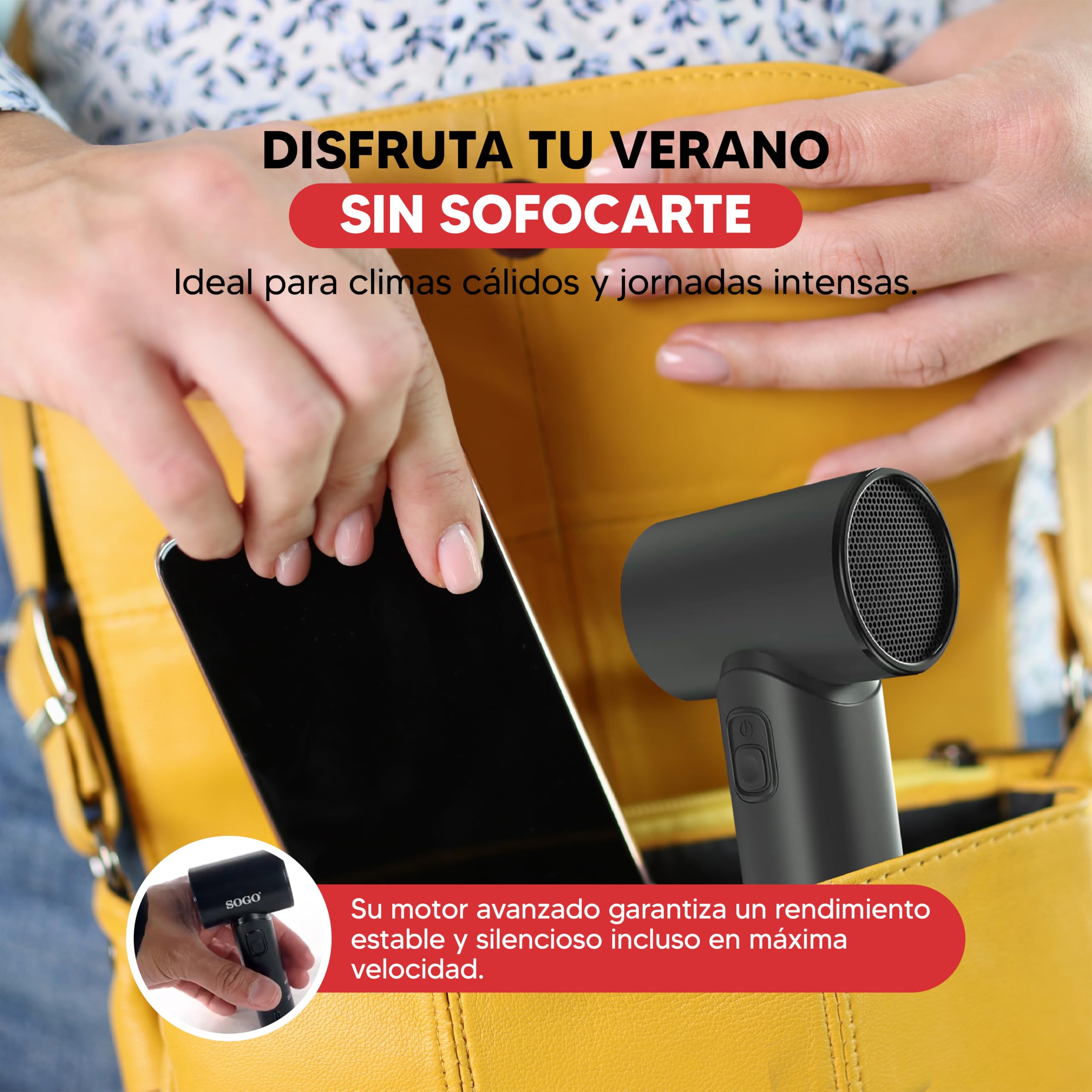 Ventilateur A Main Rechargeable Au Meilleur Prix | Leroy Merlin