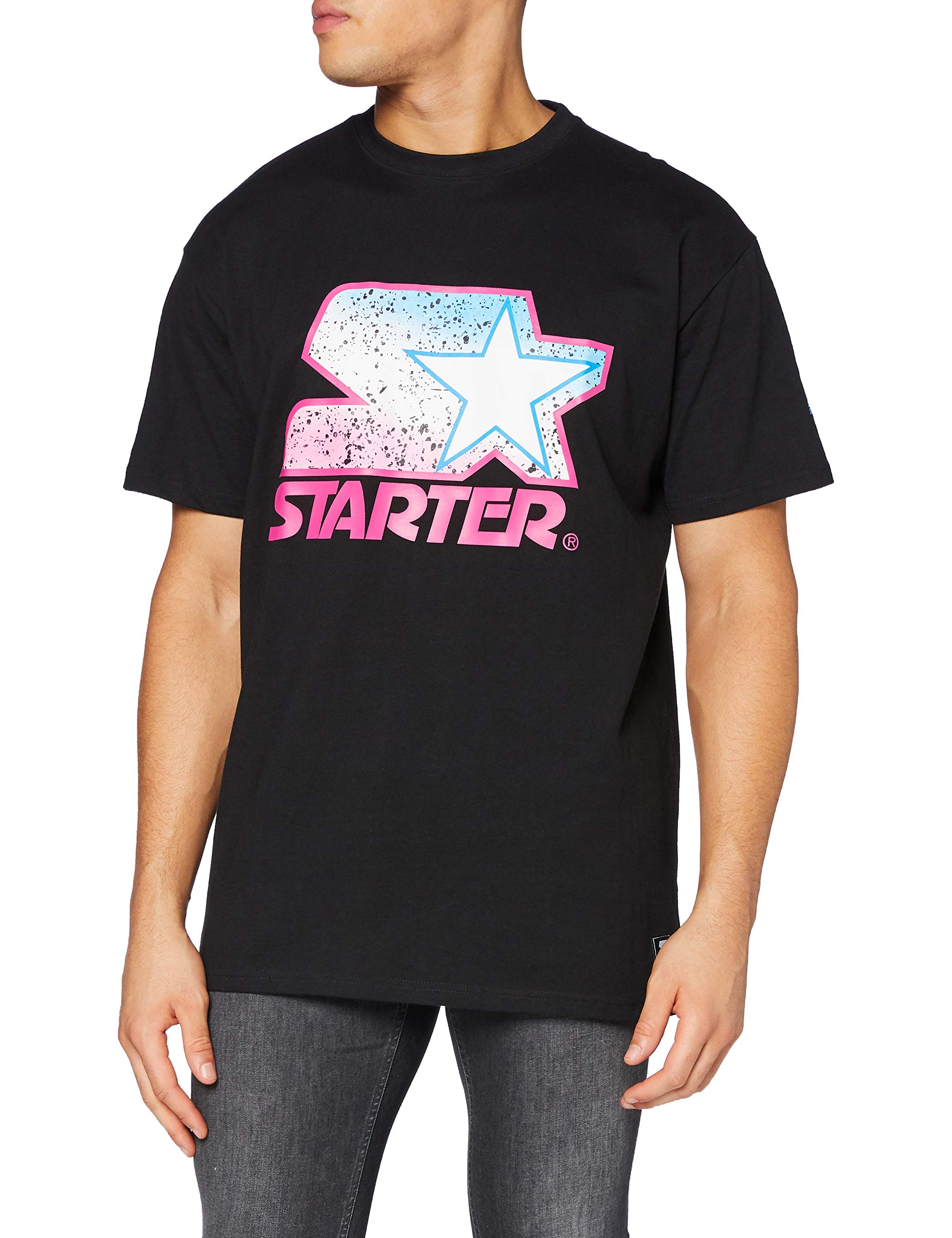 STARTER BLACK LABELMen's Starter Multicolored Logo Tee T-Shirt