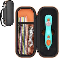 Vista 11 de GWCASE Funda compatible con 3Doodler Start+ Essentials - Bolígrafo de impresión 3D para niños, organizador de viaje para paquetes de recarga