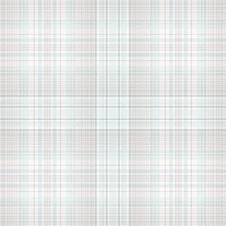 Check Plaid Wallpaper in Turquoise & Greys