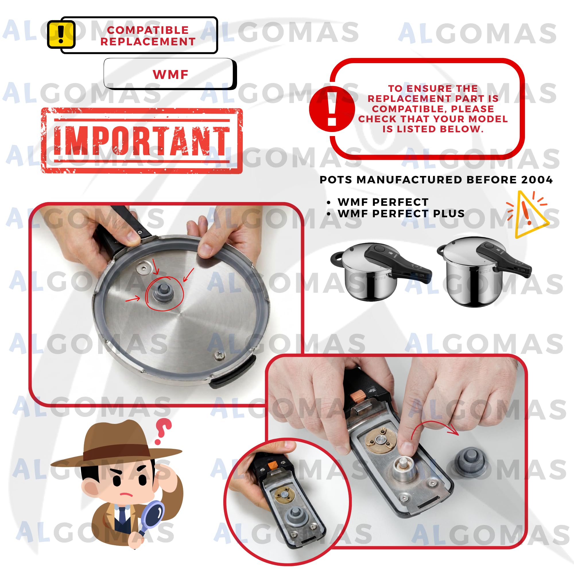 ALGOMAS® Konfigurowalny wskaźnik gotowania WMF Perfect i Perfect Plus stare modele