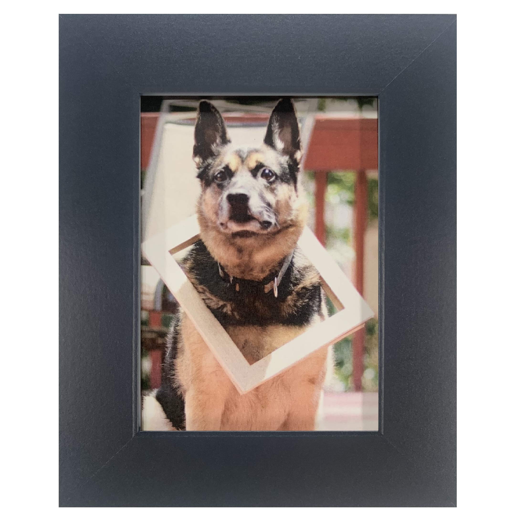 US Art 24x36 Custom Satin Black Wrapped Finish Picture Poster Photo Frame Wood Composite MDF 1.25 inch Wide Moulding