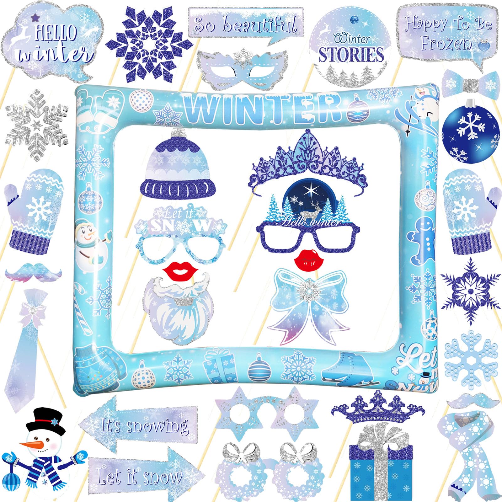 Cadre photo géant gonflable pour créer des souvenirs magiques de Noël