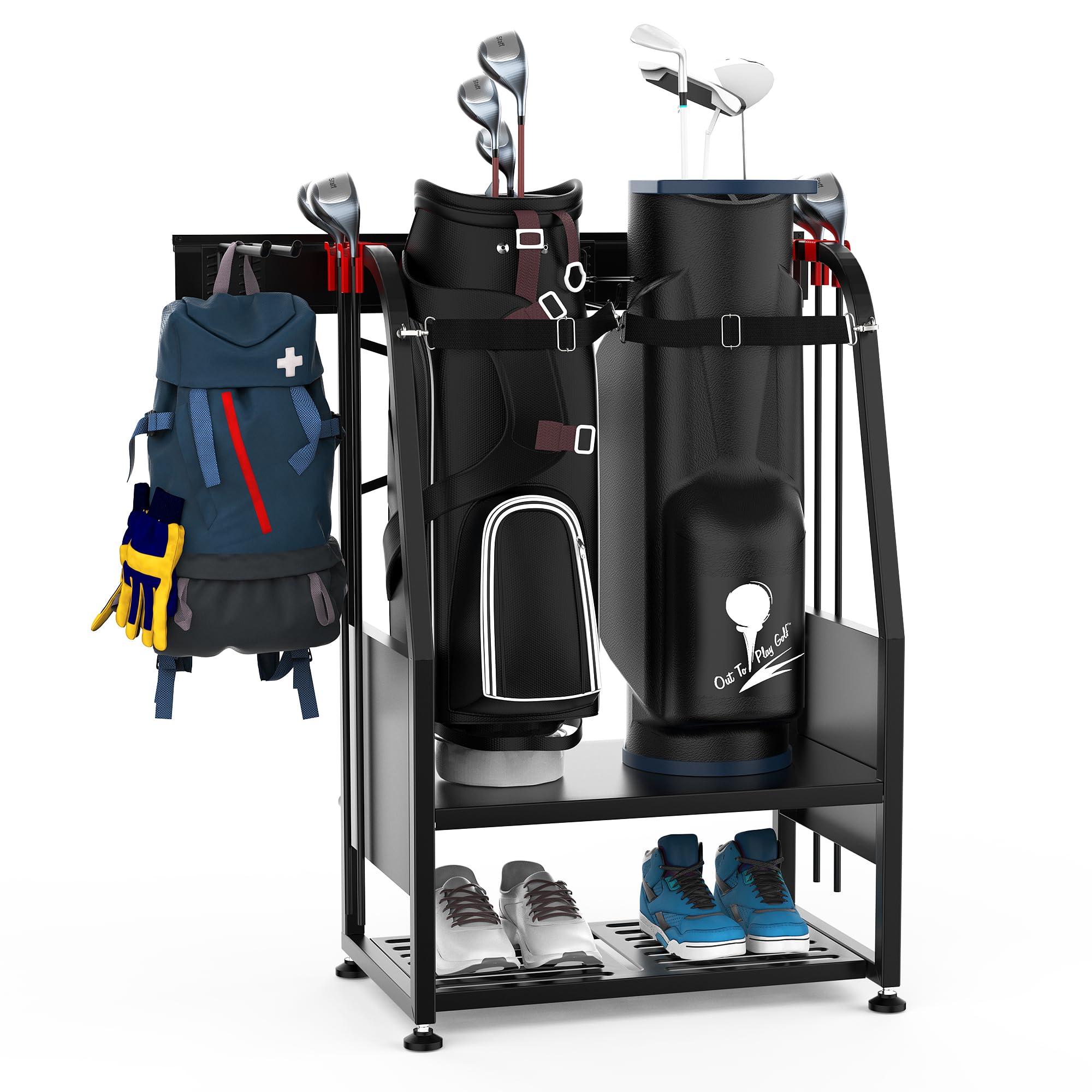 Ultrawall Golf Bag Storage Rack For Garage, Golf