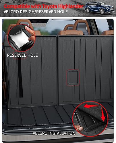 Vista 156 de Alfombrilla de carga compatible con Nissan Pathfinder 2022-2024 2025, forro de carga TPE para todo tipo de clima, accesorios Pathfinder 2023