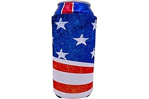 American Flag Vintage 25 oz Can Coozie