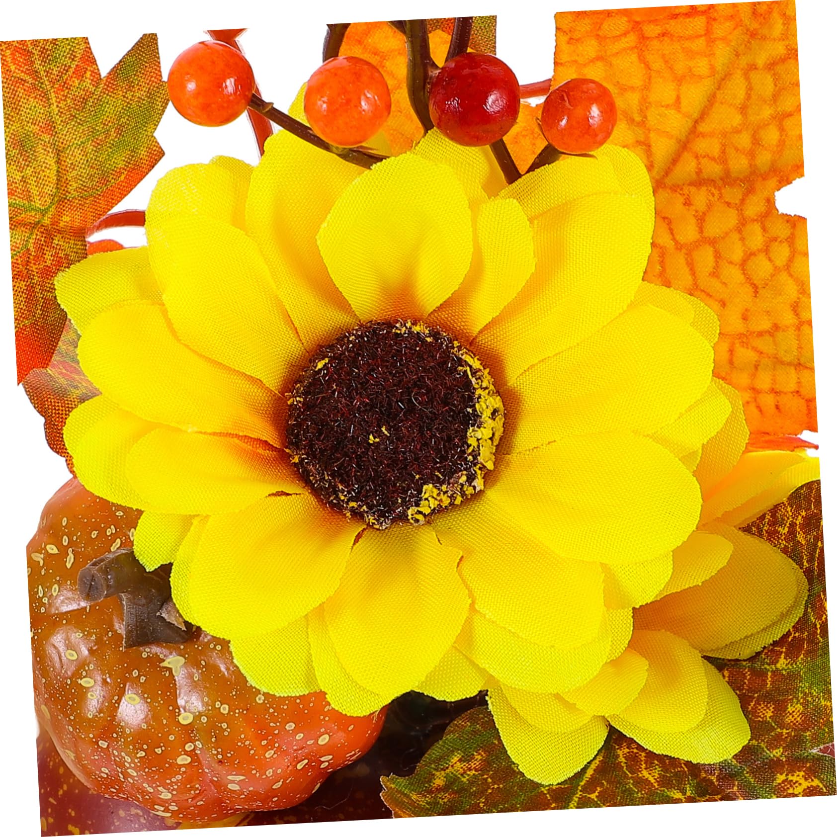 STOBAZA 3pezzi Decorazione Artificiale Di Zucca Con Girasoli Simulati Per La Festa Del Ringraziamento Ornamenti Per Casa e Ufficio Per Eventi Festivi e Decorazioni Interne