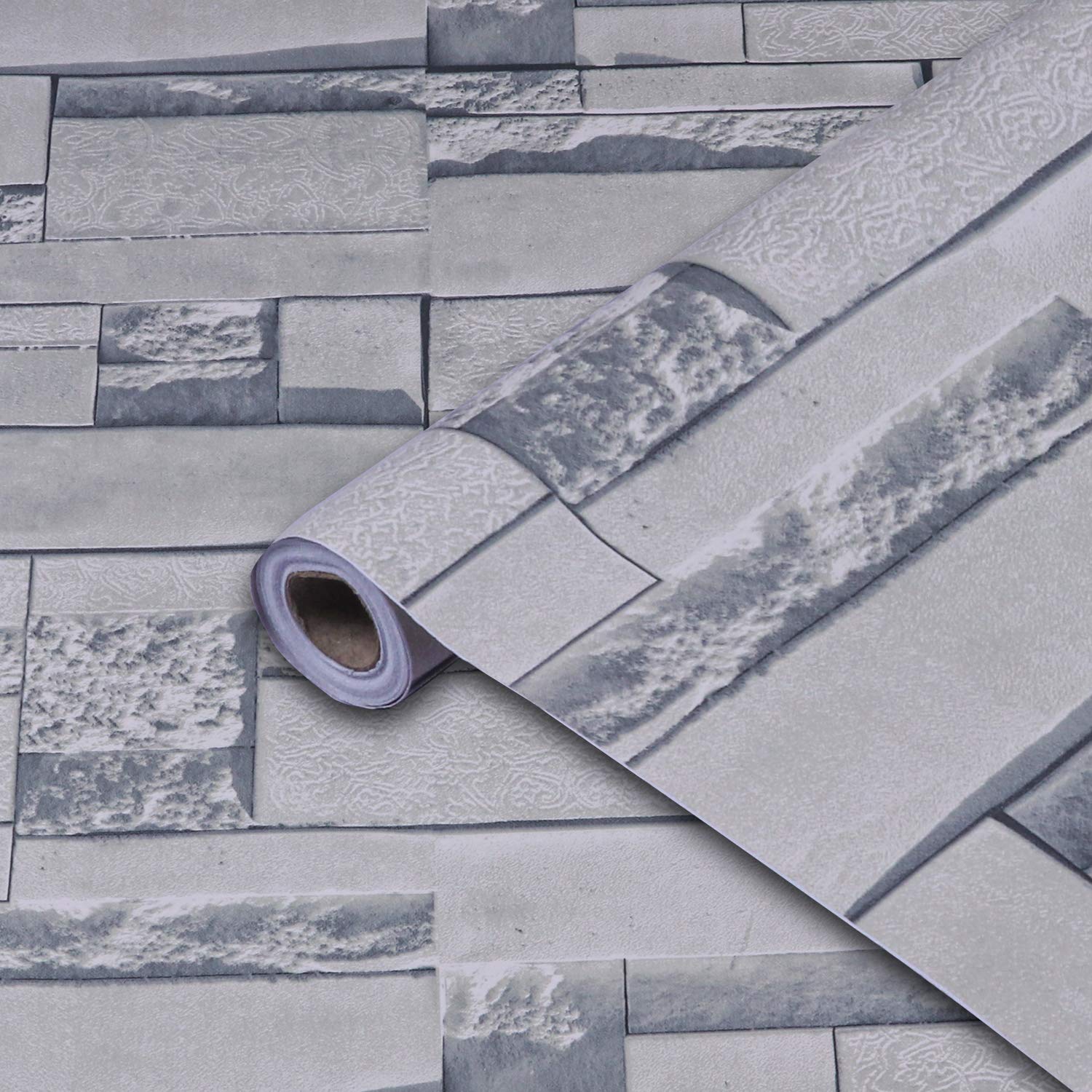 Laayo 3D Bricks Wall Sticker - Brick Wallpaper - Wallpaper for Wall - Wall Paper for Living Room -3D Wallpaper Sticker for Kitchen, Bedroom, (Grey 3D Bricks, 40cm x 250cm, 3D Bricks) (B0B9L1RWVH) Amazon Price History, Amazon Price Tracker