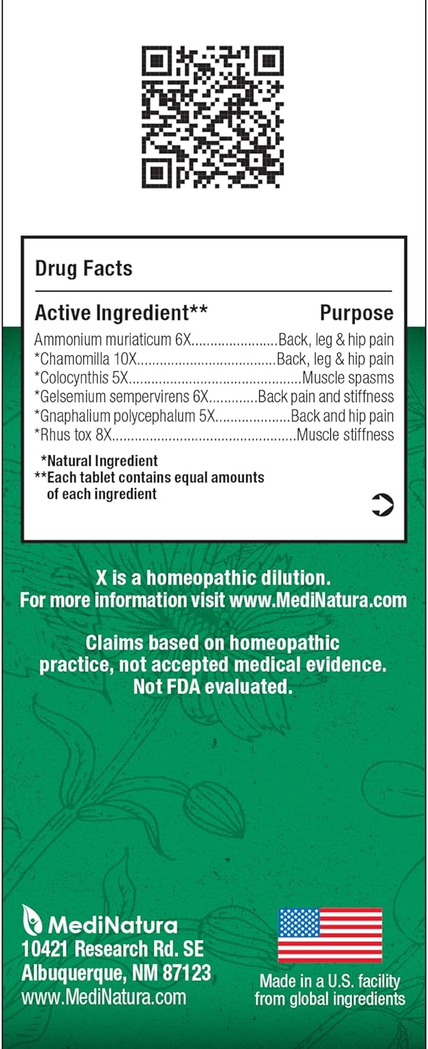 BHI Pain & Spasm Bundle BHI Back Homeopathic Support for Back Pain (100 Tablets) +BHI Spasm, Natural Relief for Cramps & Spasms, Homeopathic Medicine (100 Tablets) - Image 3