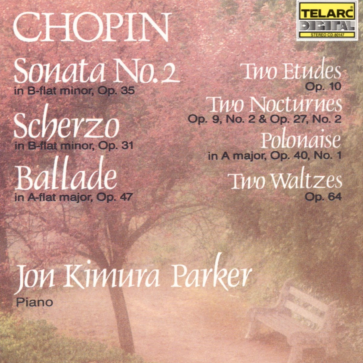 Chopin: Piano Works [Audio CD] PARKER JON KIMURA