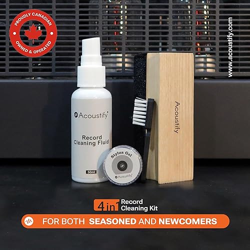 Miniatura 2 de Kit de limpieza de discos de vinilo, completo 4 en 1, incluye cepillo de terciopelo ultrasuave, líquido de limpieza XL, cepillo para lápiz