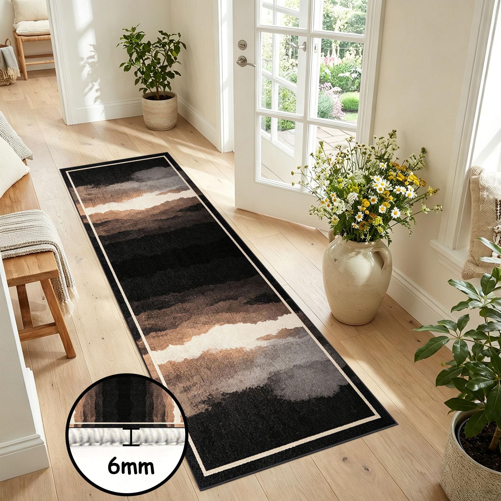 Długi dywan kuchenny do przedpokoju można prać, 70 x 200 cm