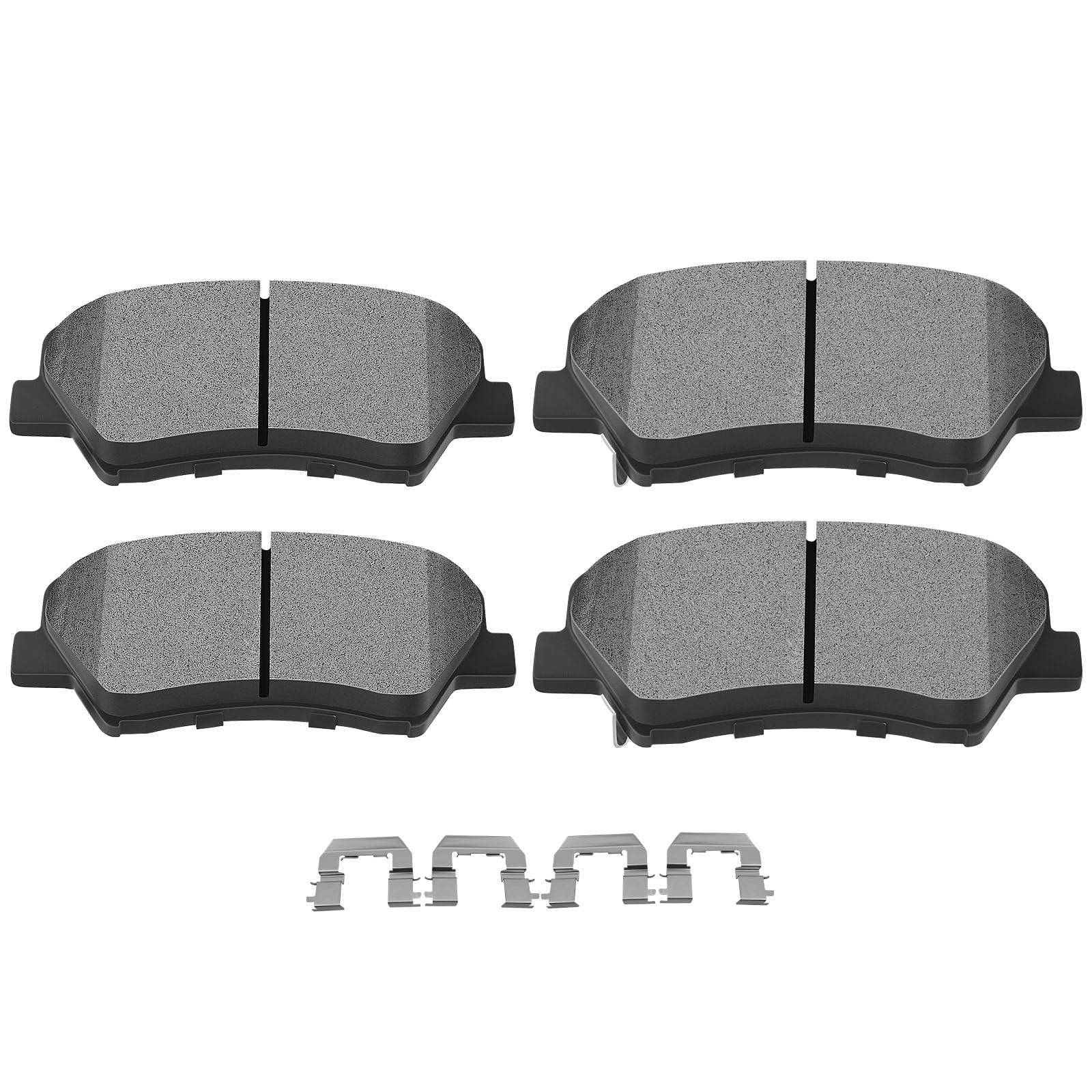 SCITOO Disc Brake Pads Kits D1595-8810 Semi Metallic Front Brake Pads Set Fit For Hyundai For Elantra 2011-2016,For Hyundai For Elantra Coupe 2013-2014,For Hyundai For Elantra GT 2013-201
