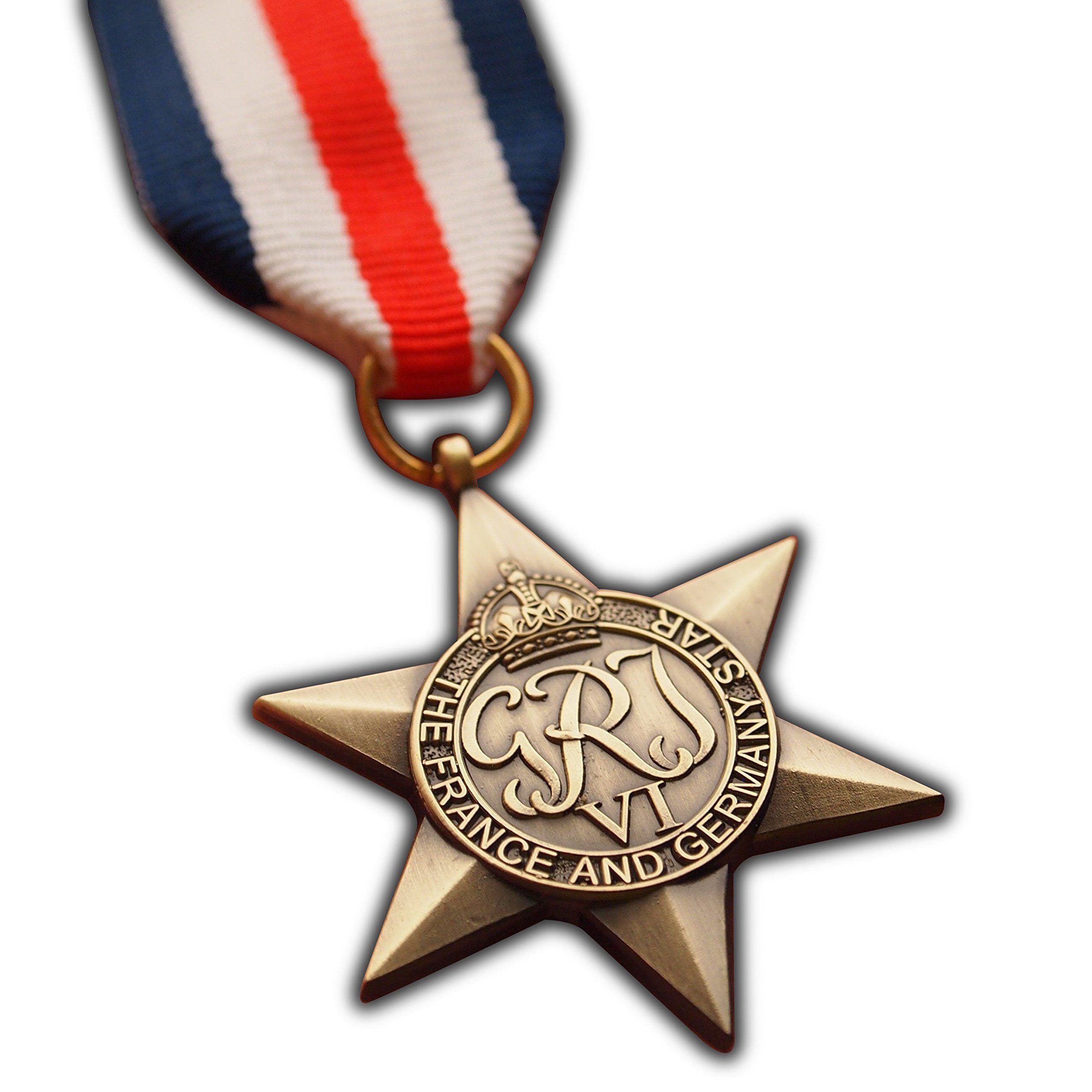 Medaglia Militare Replica Francia E Germania Star – WW2, Commonwealth, Giorgio VI