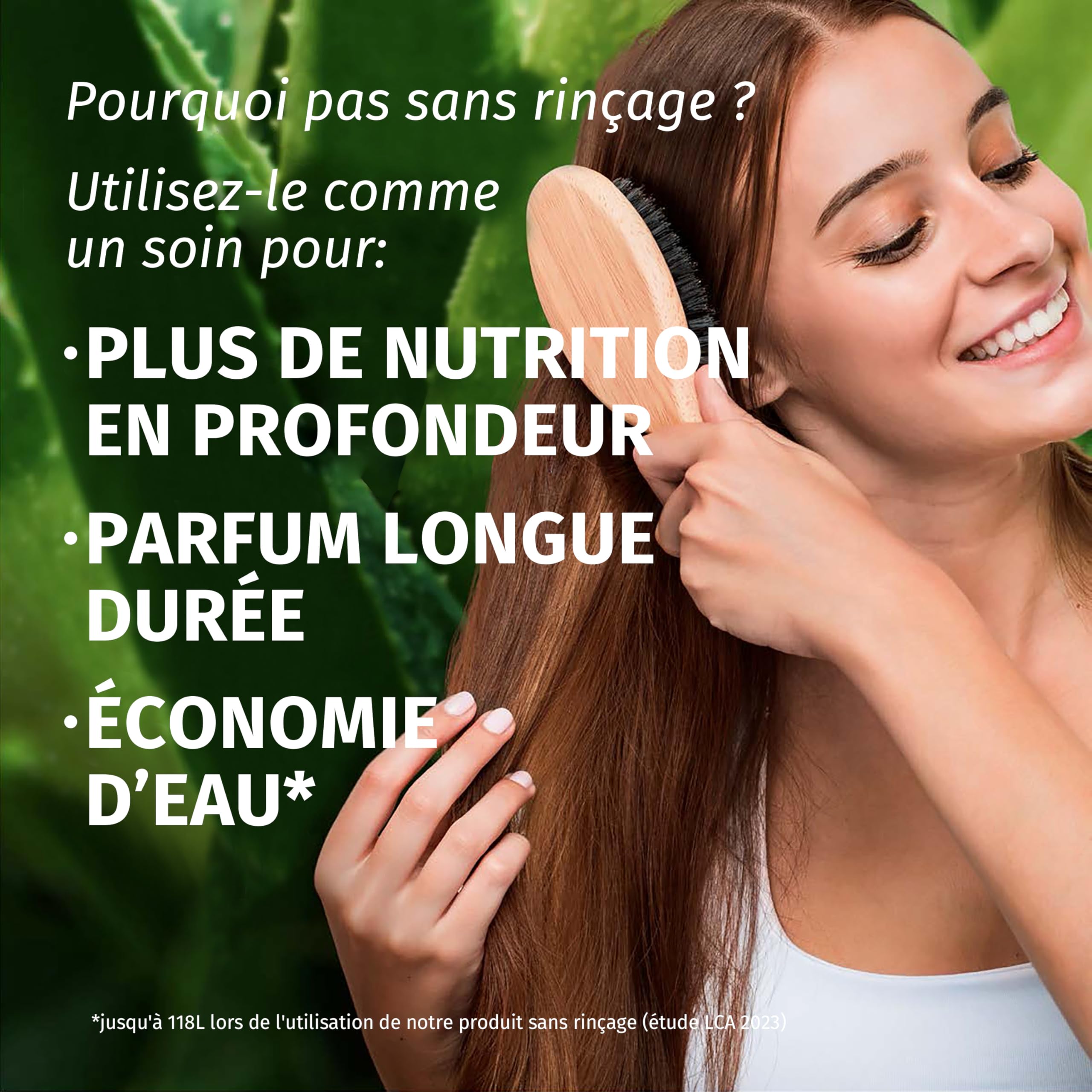Herbal Essences Après-Shampoing Aloe Hydratant 350ml Pour Cheveux Très Secs. Mélangé Avec Ingrédients Naturels Et Parfum Jasmin. Végan Sans Cruautése réfère aux ingrédients de la formule