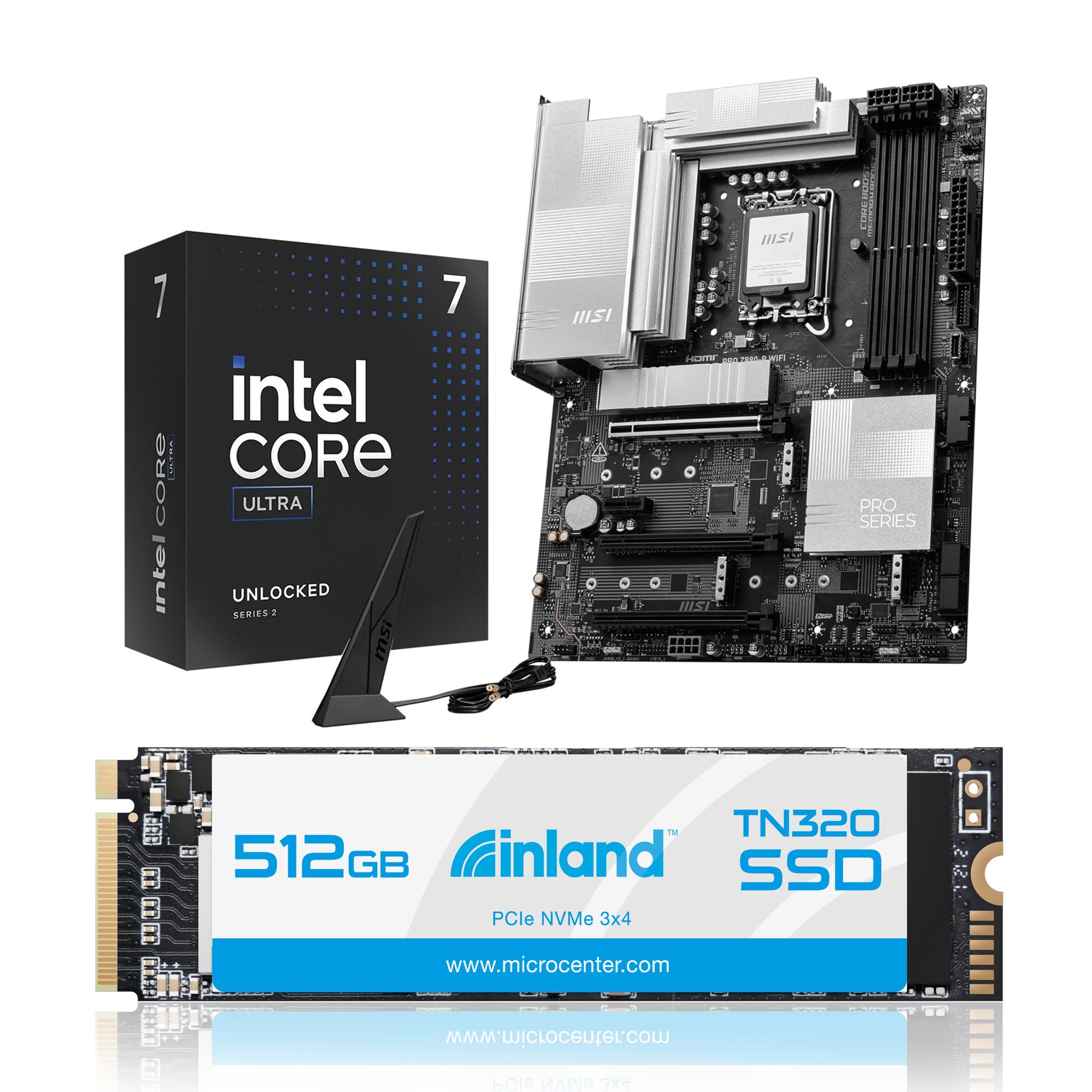 Amazon.com: INLAND 3-in-1 Combo: Intel Core Ultra 7 265K CPU+MSI