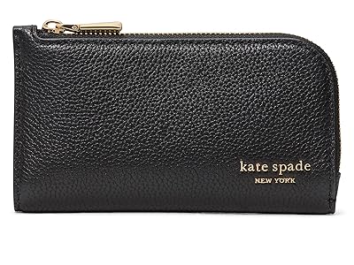 Kate Spade New York Devin Pebbled Leather Small Slim Bifold Wallet Wallet Women