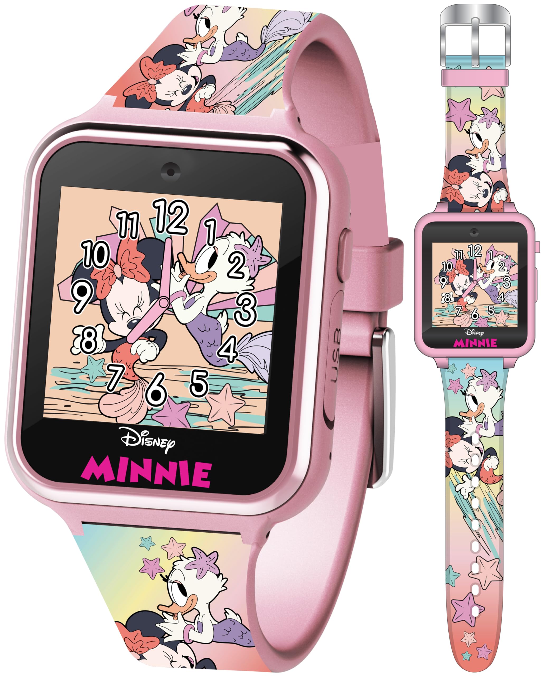 Interactive Watch Target Snapklik.com : Disney Minnie Mouse Kids Smart Watch - Interactive ...