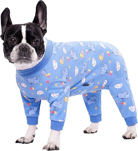 Traje de recuperación de cirugía para perros, mameluco para cirugía hembra, perros machos, pijamas de manga larga, mameluco para perros pequeños,