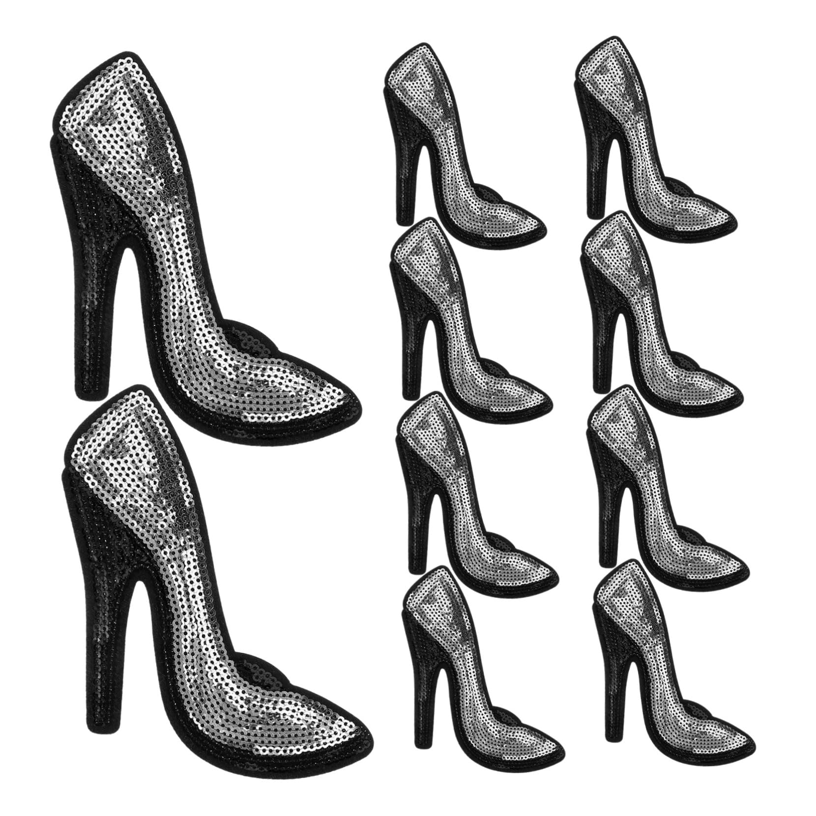 VILLCASE 25paare Sequin Applikationen Für Kleidung Hochwertige Patches Für Kostüme Und Modeaccessoires Dekorative Aufnäher Für Taschen Und Bekleidung Zum Aufnähen