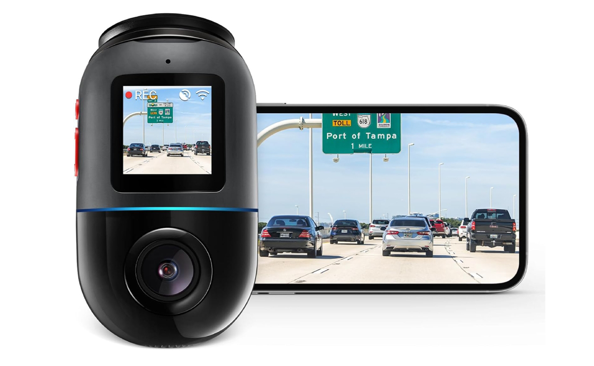 70mai Dash Cam Omni X200 64GB Black : Amazon.ae: Electronics