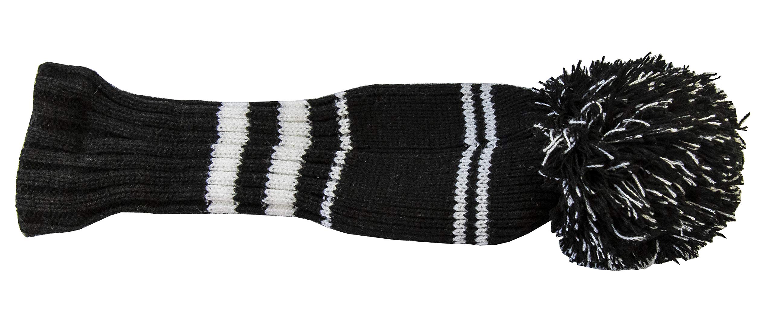 Housse De Tête De Club De Golf Universelle Noir Et Blanc - Modèle Hybride/rescue D'occasion