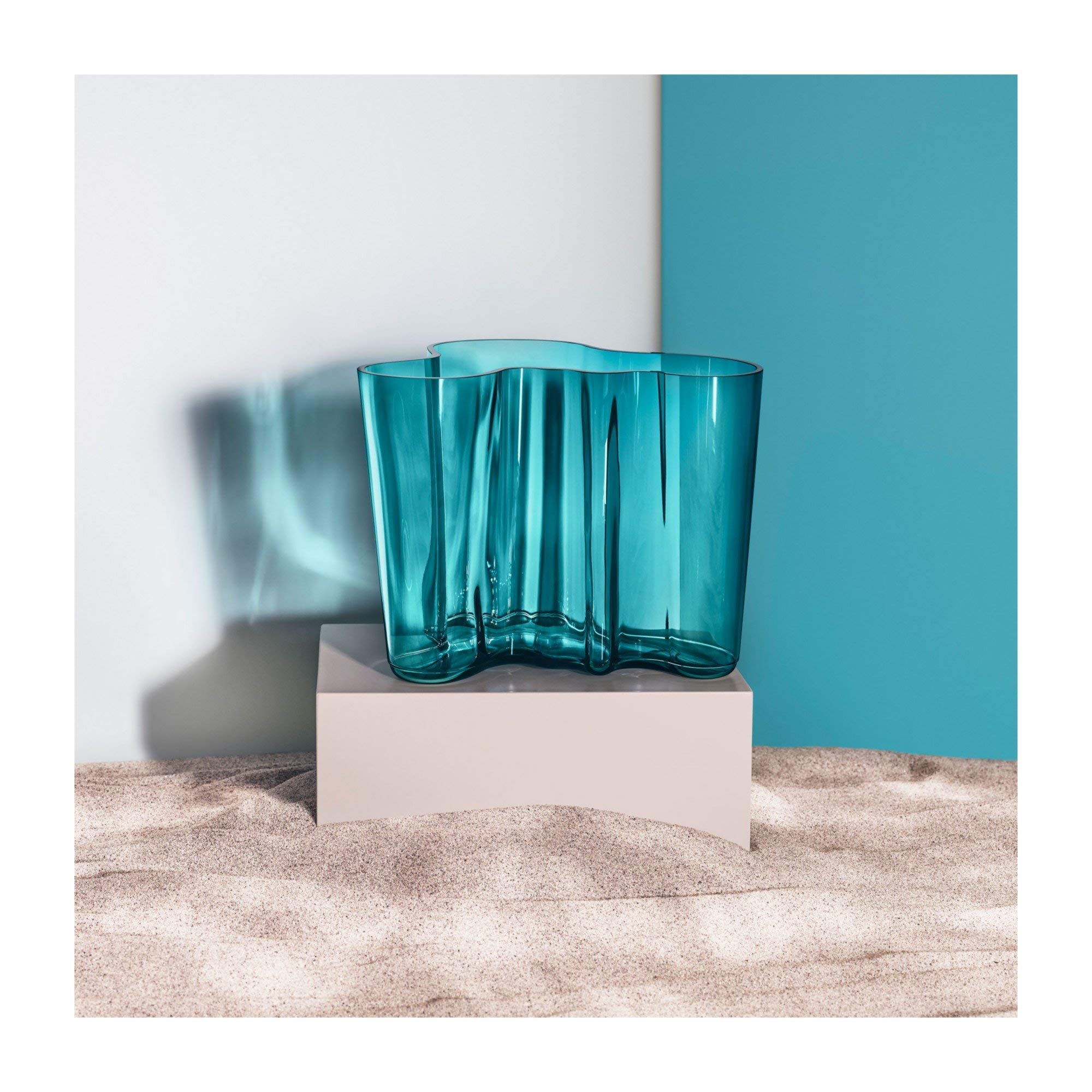 Amazon.co.jp: Alvar Aalto Collection Aalto vase 160mm seablue
