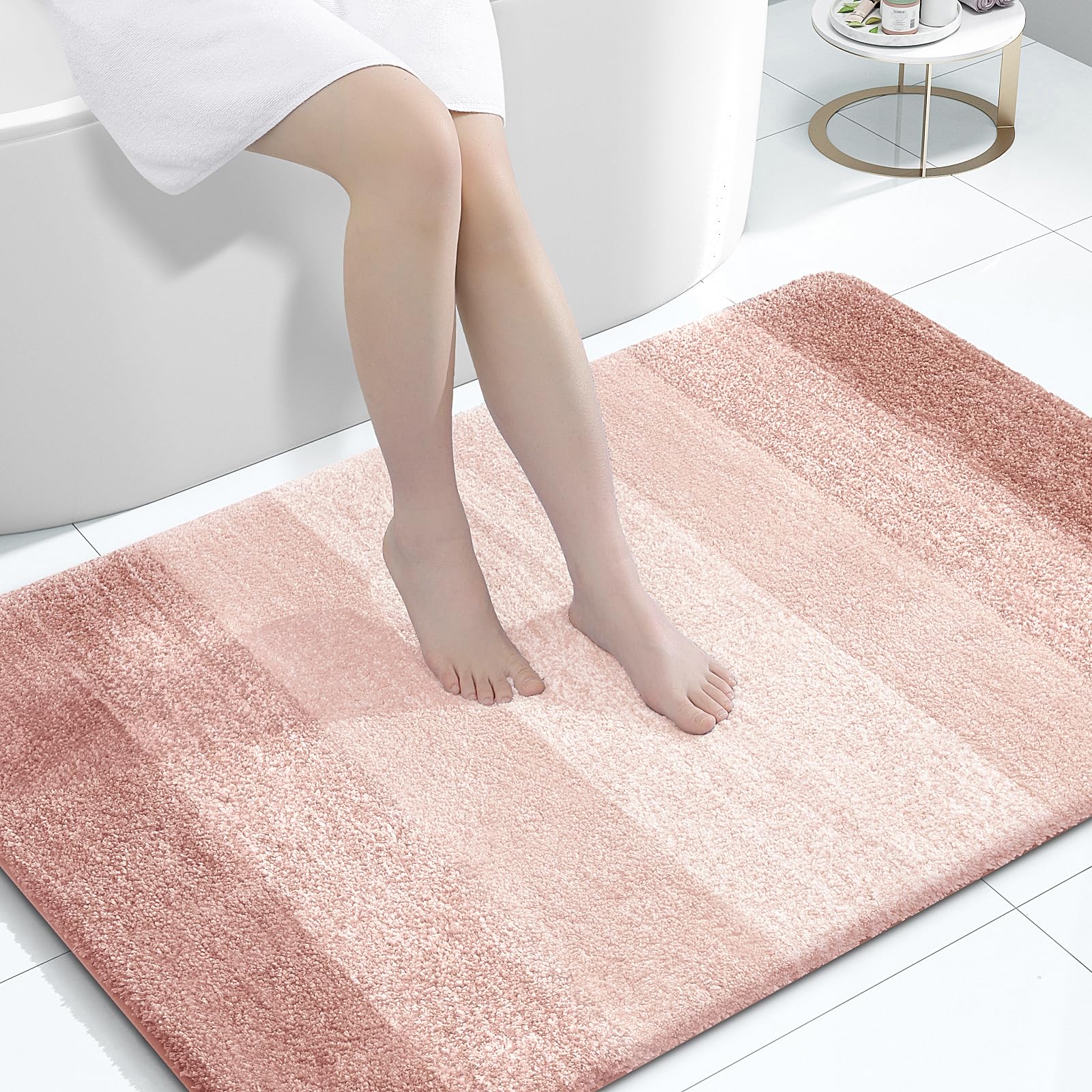 OLANLY Large Bathroom Rugs 44x32, Extra Soft Absorbent Microfiber Bath Rugs