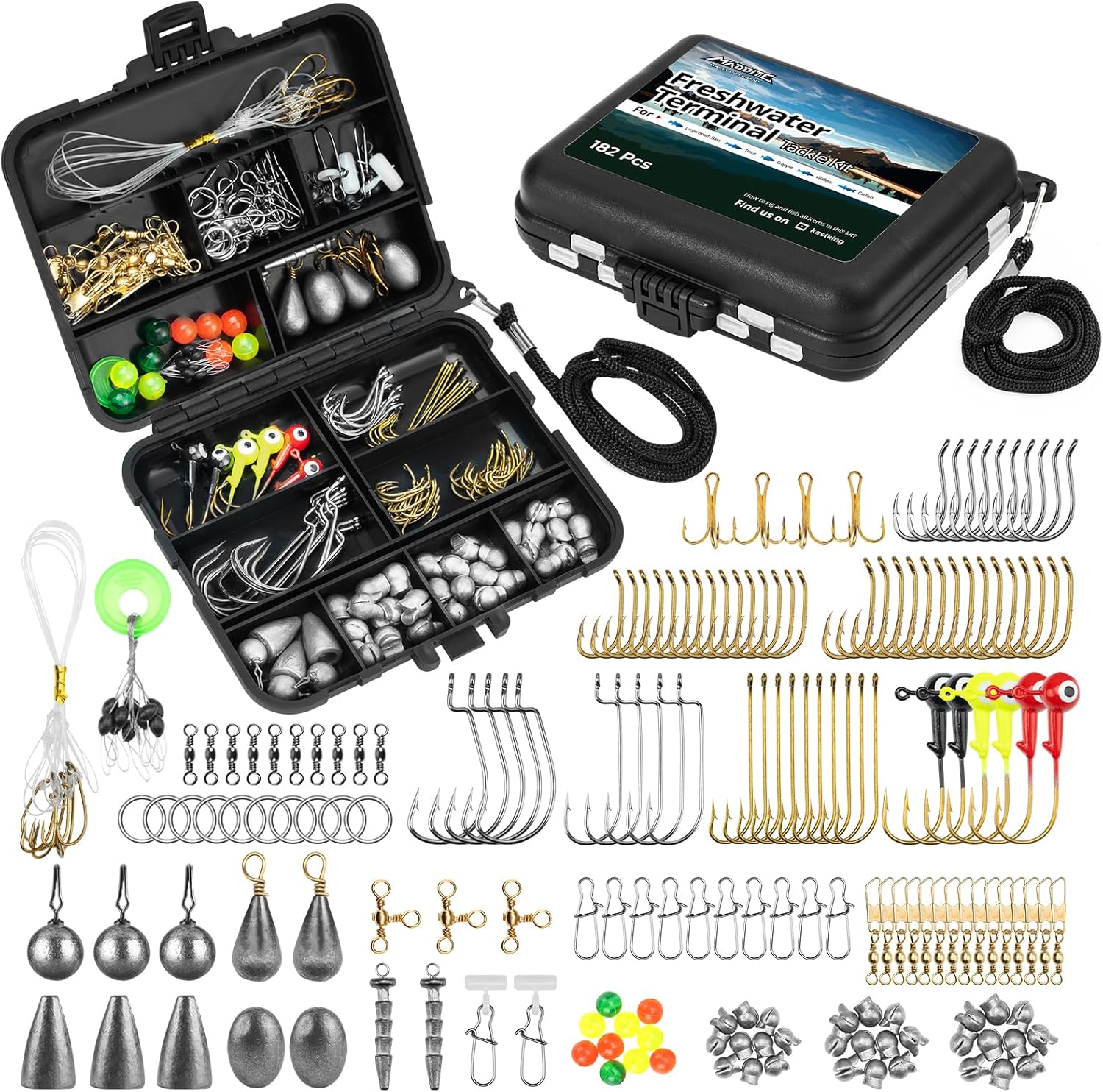 182pcs Terminal Tackle Kit