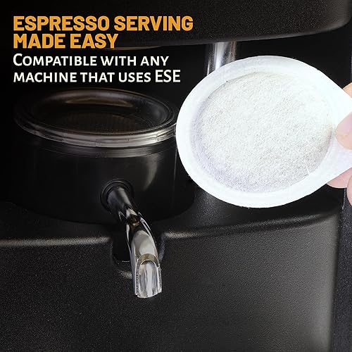 Miniatura 3 de Espresso Italia ESE Cialde Pods - 50 cápsulas compostables INTENSO AROMATICO Café italiano. Tostado oscuro