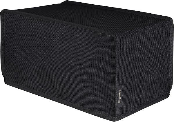 playvital Black Nylon Horizontal Dust Cover for Xbox Series X Console, Soft Neat Lining Dust Guard, Anti Scratch Waterproof Cover Sleeve for Xbox Series X Console - 1
