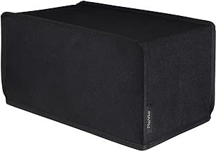 playvital Black Nylon Horizontal Dust Cover for Xbox Series X Console, Soft Neat Lining Dust Guard, Anti Scratch Waterproof Cover Sleeve for Xbox Series X Console