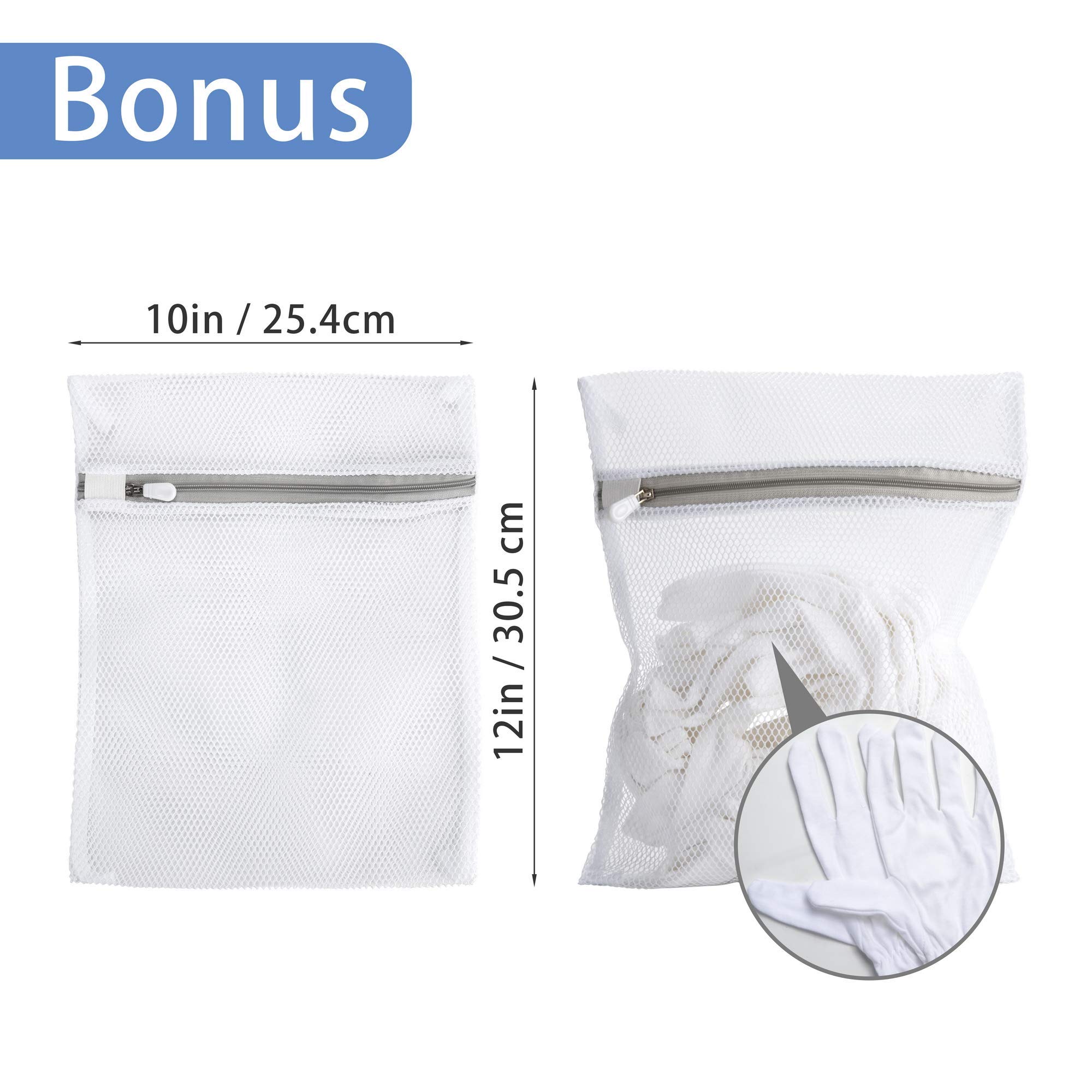 White Gloves Moisturizing Overnight Bedtime Cotton White Inspection