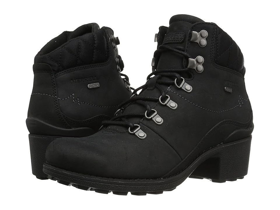 

Merrell Chateau Mid Lace Waterproof (Black) Women's Waterproof Boots
