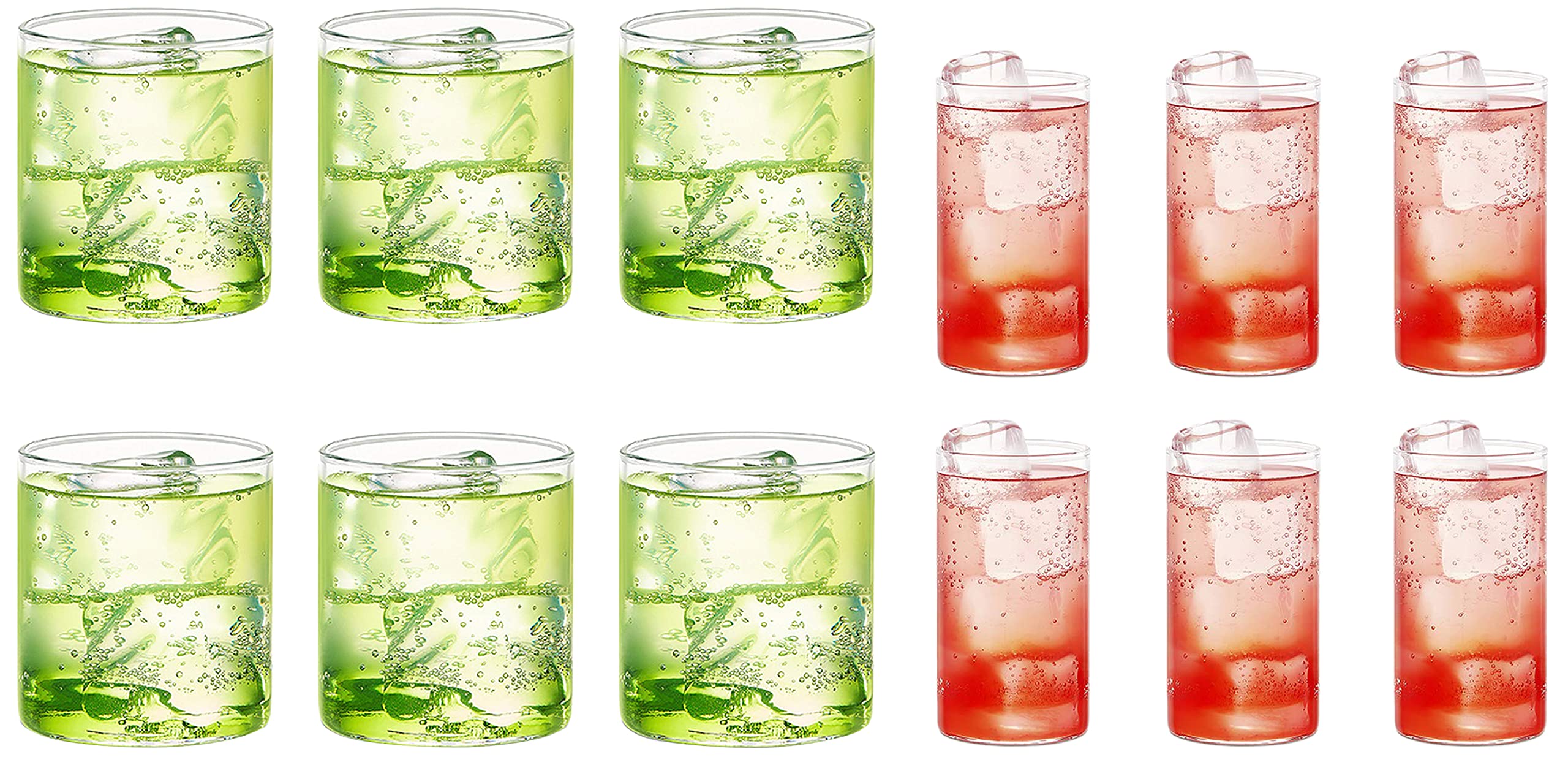 Buy Borosil Vision Glass Set, 350ml, Set of 6, Transparent