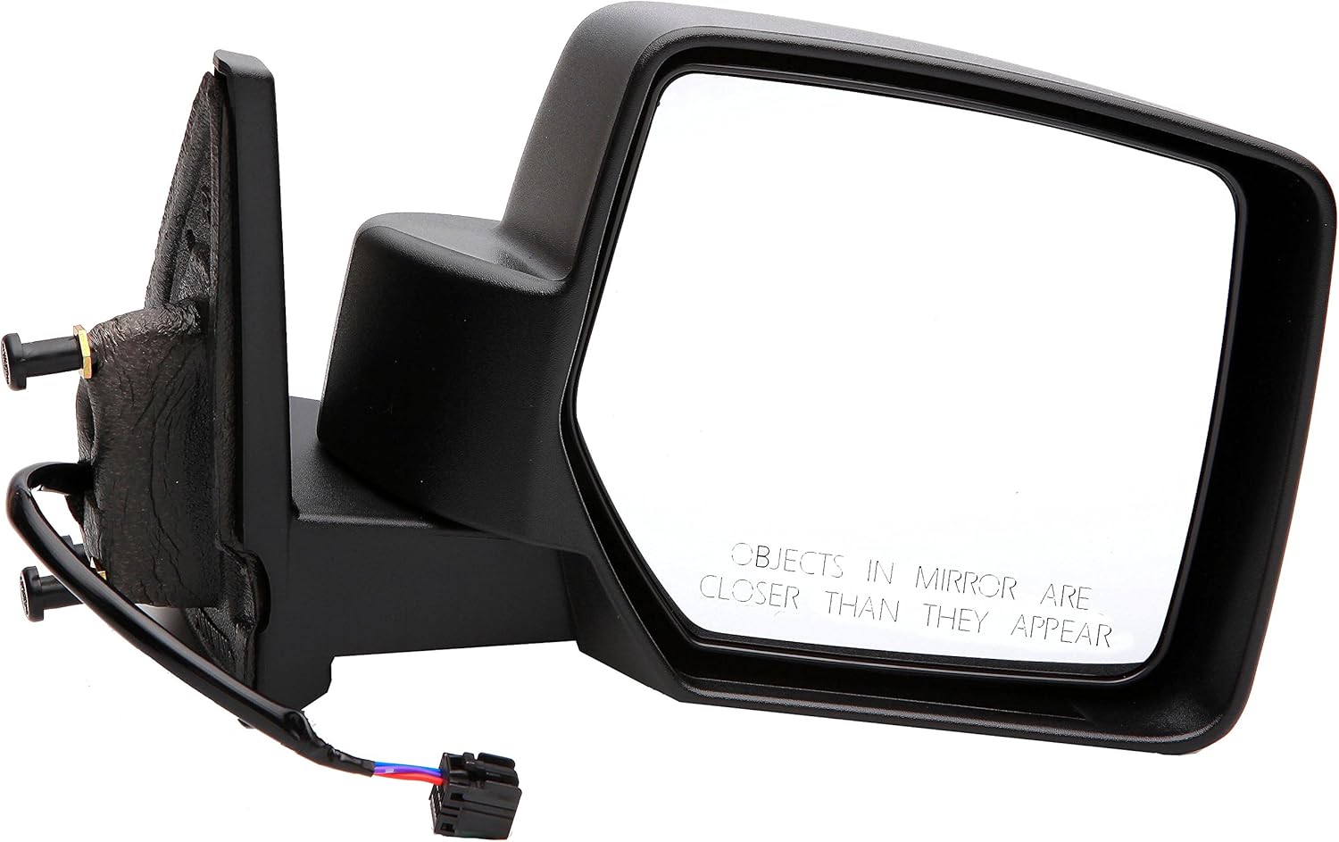 Dorman 955-1101 Passenger Side Power Door Mirror - Folding Compatible with Select Jeep Models, Black