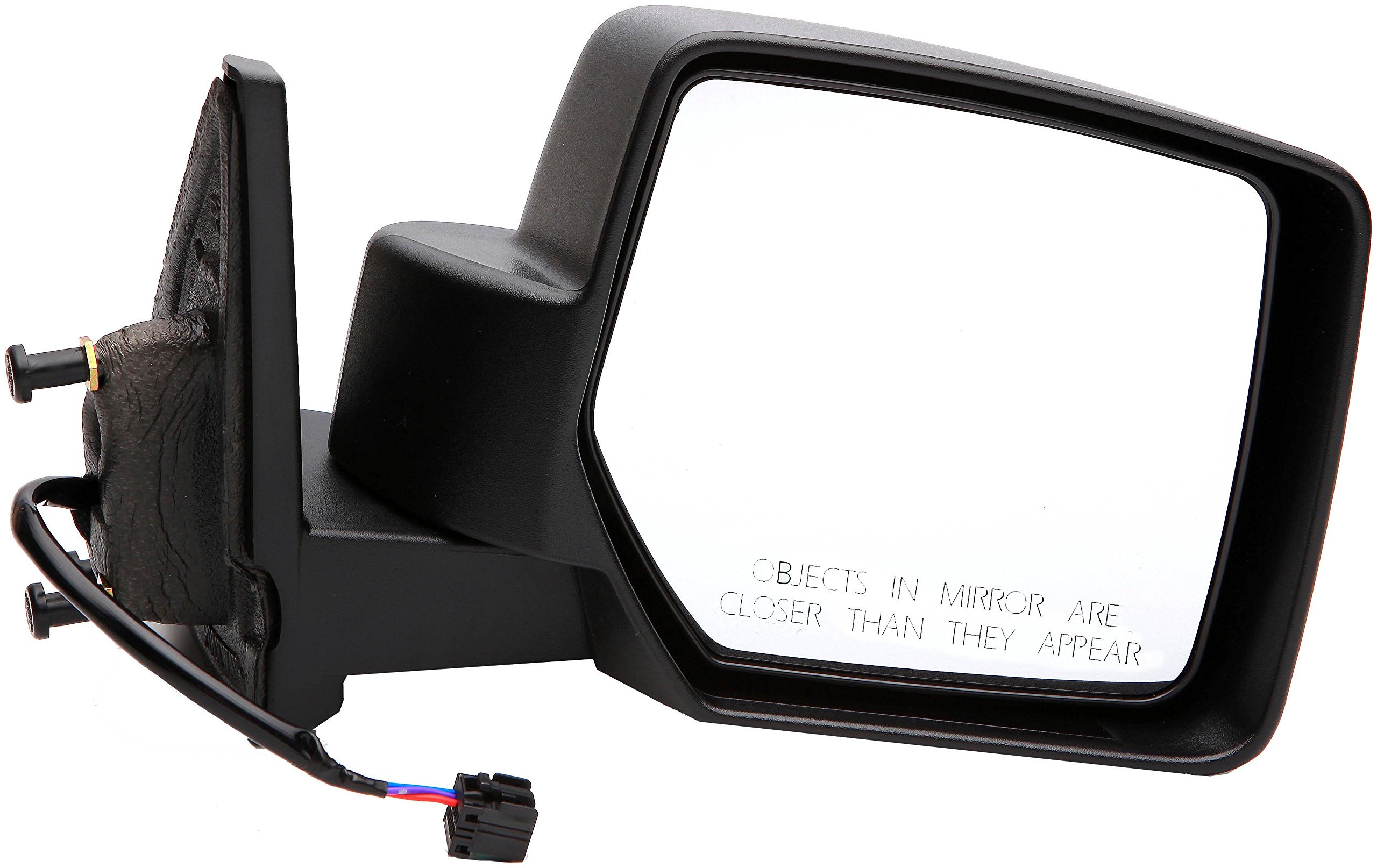 Dorman 955-2440 Passenger Side Power Door Mirror - Folding Black Replacement For Ford Mustang
