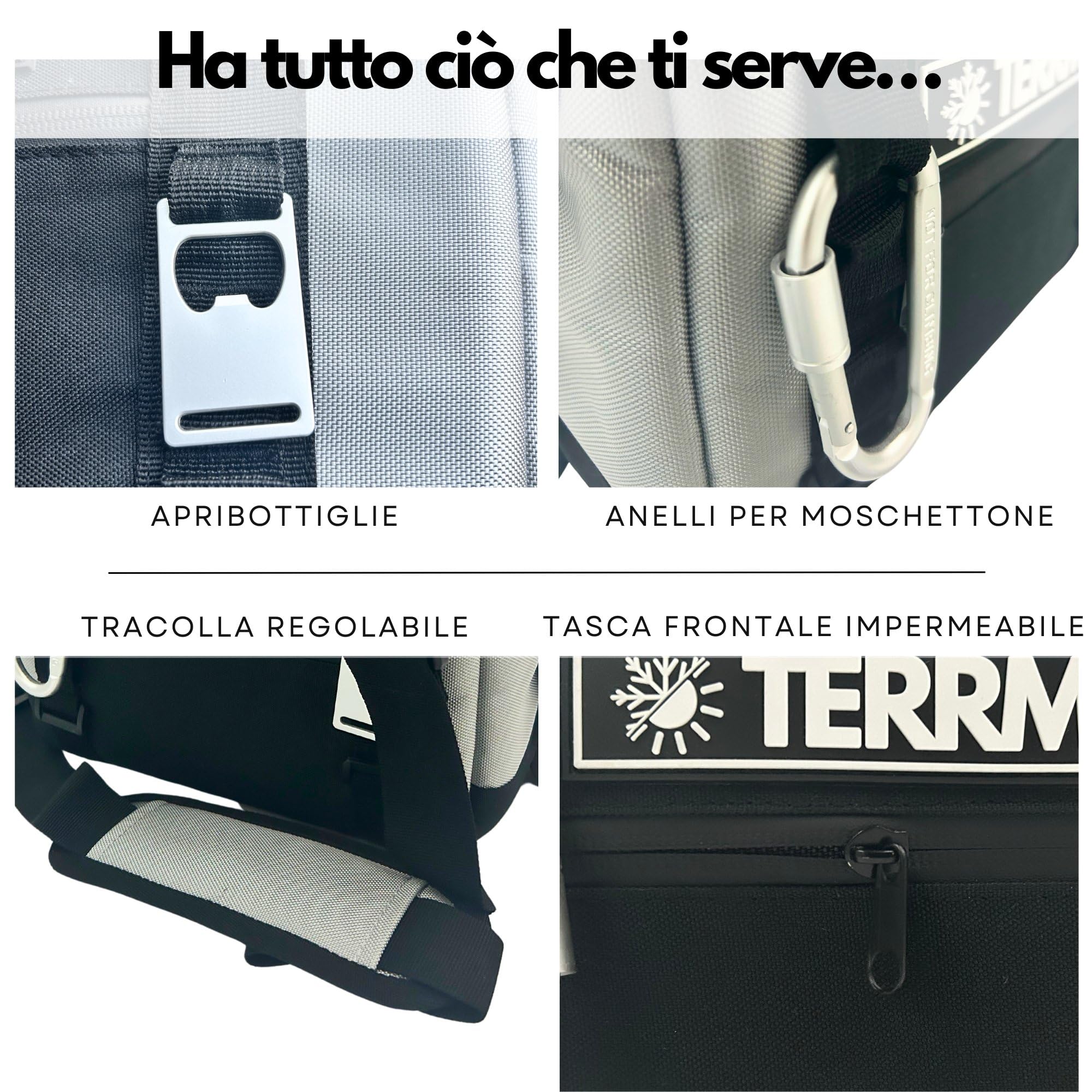 EPIC 15 – Borsa Frigo 15L con Isolamento Extra Spesso 20mm | Raffreddamento a Lunga Durata 24–48h+ | Per Viaggi, Mare, Campeggio e Gite | Alternativa alla Borsa Frigo Rigida