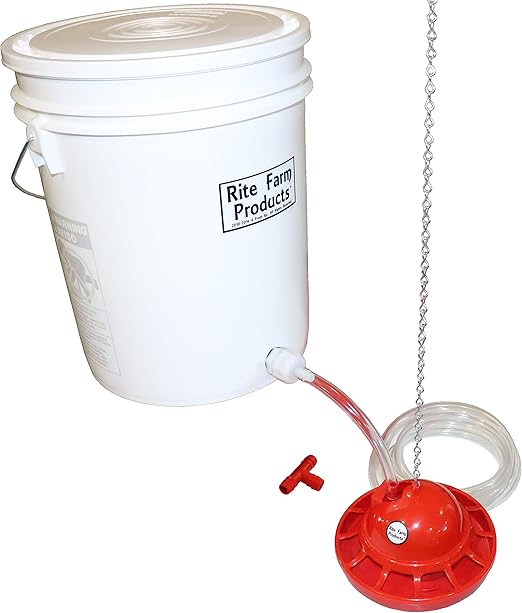Rite Farm Products AUTO PRO Chick Waterer Complete KIT Chicken Drinker Automatic
