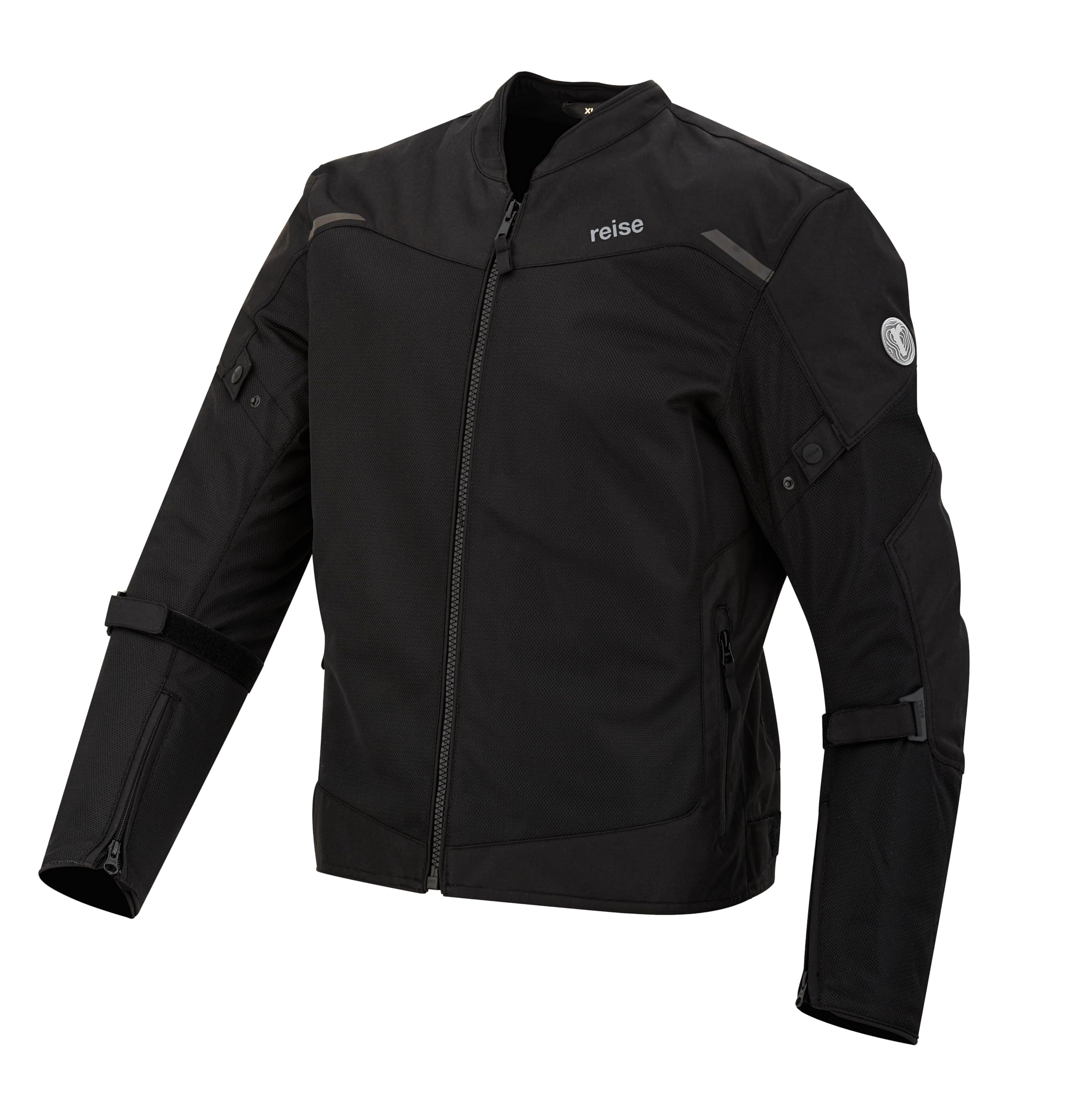 Rizo Urban Mesh Jacket – Lightweight | High-ventilation riding jacket | CE-certified armor for enhanced protection | Exceptional comfort – Black Color-image-21