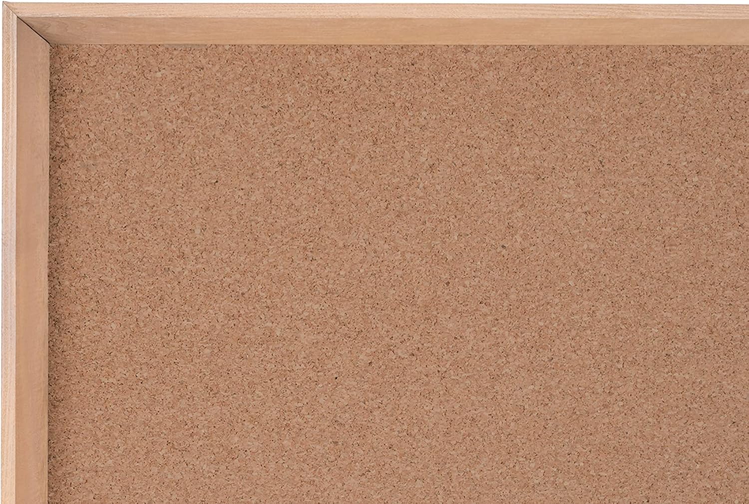 Bi-Office Inversa Cork Notice Board, Cork Surface, Wood Pine Frame, 106 x 75 cm