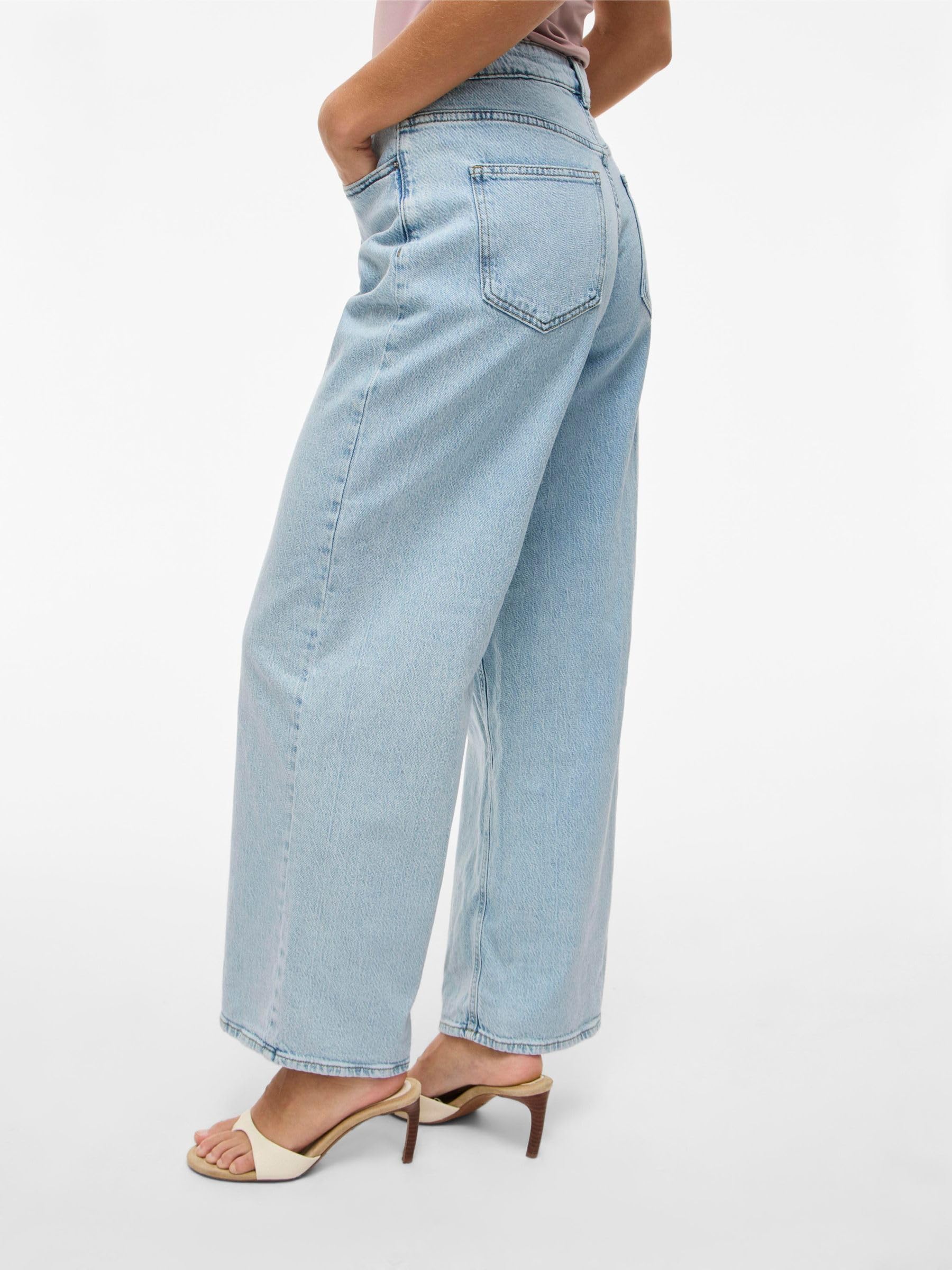 VILA Women's Vifreya Jaf Hw Jeans-Noos