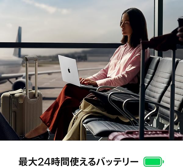 Apple 2025 MacBook Pro 10 コアCPU、10 コアGPU のM5 チップ搭載ノートパソコン:Apple Intelligence のために設計、14.2 インチLiquid Retina XDR ディスプレイ、24GB ユニファイドメモリ、1TBのSSD ストレージ - スペースブラック - 3