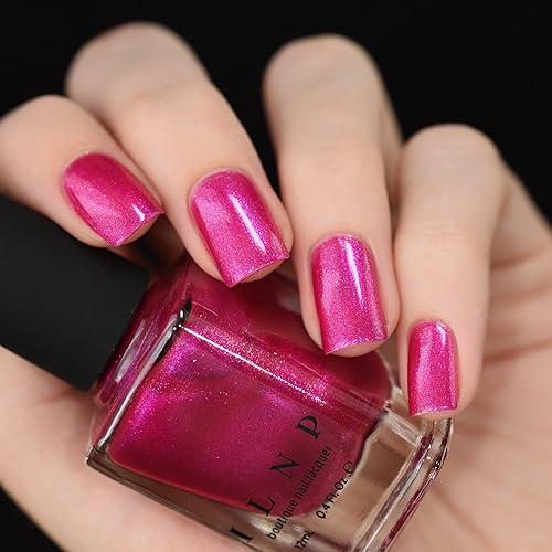 Miniatura 1362 de ILNP Madison Ave Esmalte de uñas holográfico metálico rosa antiguo