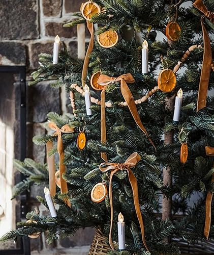 Miniatura 232 de Cinta de terciopelo caqui de 3/8 pulgadas, 25 yardas para árbol de Navidad, envoltura de regalos, ramo de flores, decoraciones de corona