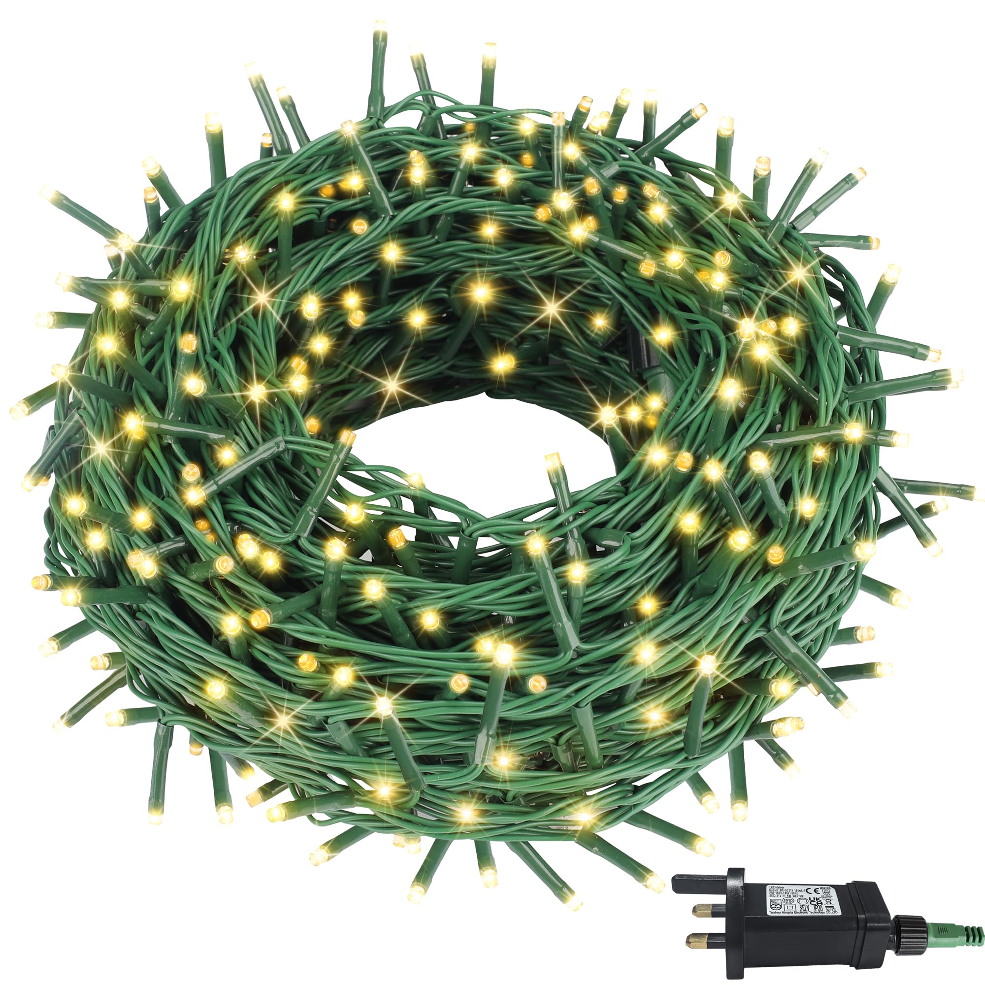 NovaFloat 40M 800 LED Christmas Tree Lights, Warm White โ image 1