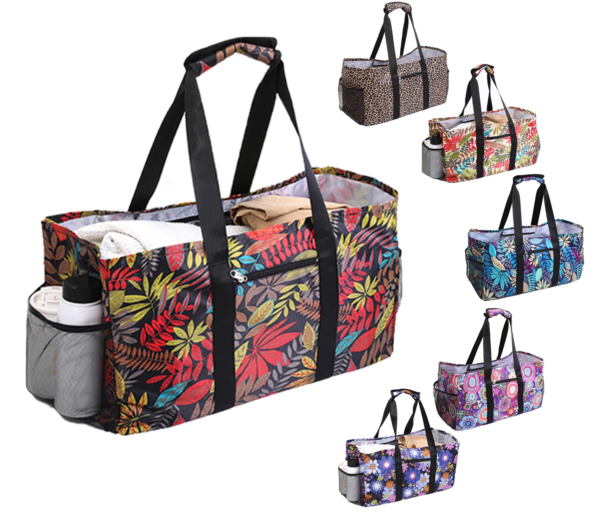 XINFULLWOL Extra Large Utility Tote Bag – Reusable Shopping Bag with Handles, Foldable & Spacious for Grocery & Travel